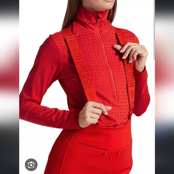 Goldbergh High End Ski Pants Salopette Flame Goldbergh red Ski Pants - Picture 3 of 17